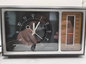 850-1454 J. C. Penney Vtg Jc Penny Am/fm Analog Alarm Clock Radio With Box Tested Working 850-1454 J. C. Penney Vtg Jc Penny Am/fm Analog Alarm Clock Radio With Box Tested Working