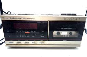 No.680-3090 J. C. Penney Vintage Model Jcpenny Electronic Clock Radio With Cassette Player