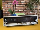 J627g-203 Lloyds Multiplex Stereo Clock Radio Flip Vintage Mid Century Lloyd