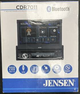 Pd6009774 Jensen Cdr7011 7 Inch Led Cd/dvd Touch Screen Single Din Car Stereo