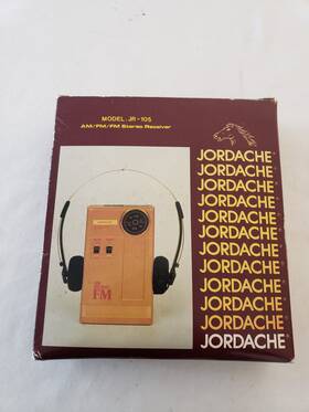 Jr-105 Jordache Vintage Walkman Am Fm Radio New In Original Box Rare