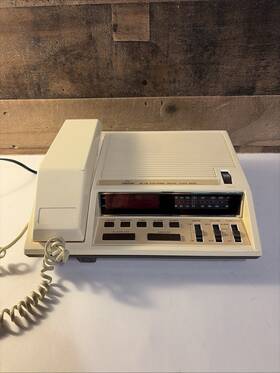 Jr-2000 Jordache Vintage Telephone Clock Radio
