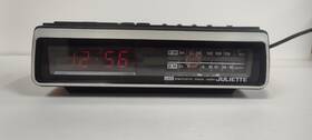 1985c Juliette Vintage A World Of Sound Clock Radio El - Tested