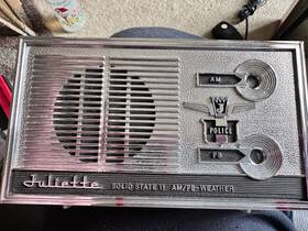 Apb-11 Juliette 1977 Am/pb Solid State 11 Transistor Radio Model L Works Great