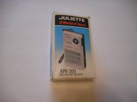 Apr-300 Juliette Vintage Pocket Am Radio With Box/manual/earphone. Vg Tested