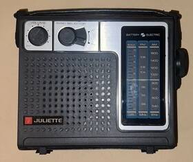 Fph-1291 Juliette Vintage Am/fm/scale Radio Model No. Battery/ac Tested