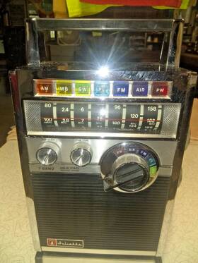 Mpr-3307 Juliette Rare 1970s Inch 7 Band Solid State Radio Model #mpr-3307..very Clean