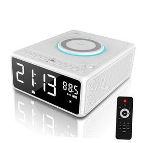 Lc-10w K&k International Co. Ltd Cd Player Alarm Clock Radio With Remote For Home 10w Fast Wireless Charging
