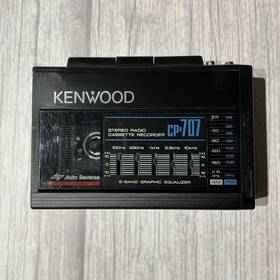 Cp-707 Kenwood Stereo Radio Cassette Recorder Super Rare For Parts Only