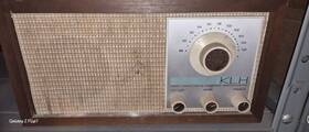 023446 Klh Model Twenty-one Fm Radio Bass Treble Volume Control Vintage
