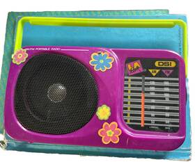 45133 La Rock Am Fm Portable Radio 1993 Nib Nos Rare Collectible Dsi