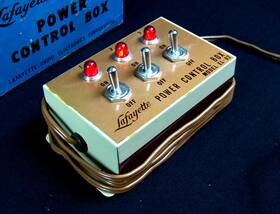 El-92 Lafayette Vintage Power Control Box 3 Plug Excellent Cond