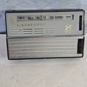 Fs-253 Lafayette Fs253 1962 Vintage 8 Transistor Portable Am Radio Restorative Fs-253 Lafayette Fs253 1962 Vintage 8 Transistor Portable Am Radio Restorative