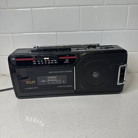 Klh-100a Legend Klh Khl-100a Am/fm Cassette Player With Handle Tested And Works
