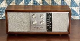 5h85w-94a Lloyds Table Top Fm/am Solid State 2 Speaker Radio Model - Nonworking