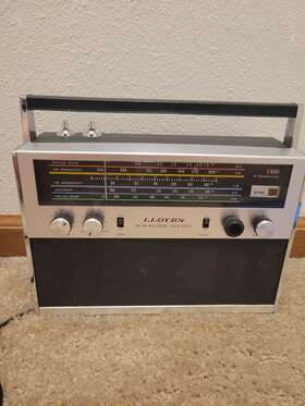 8n55b Lloyds Lloyd S Multi-band Solid State Portable Radio Marine Police Am Fm