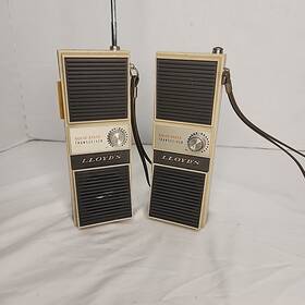 9a27f Lloyds Vintage Solid State Transceiver Model Tested Walkie Talkie