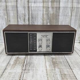 H603w-108a Lloyds Vtg Solid State 2 Speaker Alarm Clock Radio Japan