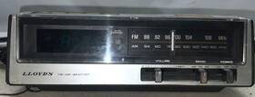 J271 Lloyds Vtg Clock Radio Am/fm/weather Model Simulated Woodgrain Tested