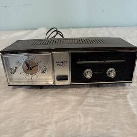 9j42g-37a Lloyds J45g Vintage Solid State Speaker Alarm Clock Radio Model Working