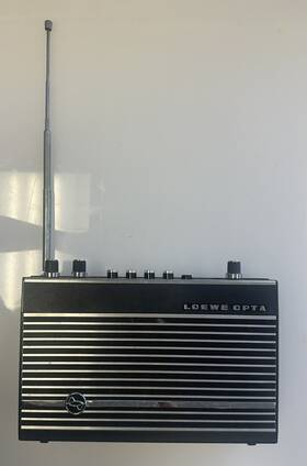 40741 Loewe Opta T49 Vintage Portable Transistor Radio Made In Germany 1960s