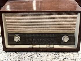 32050w Loewe Opta Vintage Kartate German Tube Radio
