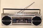 M7100k Sanyo Boombox Rare For Parts Repair Portable Cassette Vintage Short