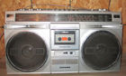 M-9985k M9830k Sanyo Vintage Am Fm Single Cassette Portable Stereo Boombox