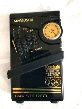 Magnavox 000846 Am Fm Transistor Radio - Works Stereo And Stylish