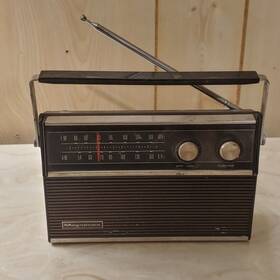 1r1253 Magnavox Vintage Japan Am Fm Radio Extendable Antenna Handle 6v Battery