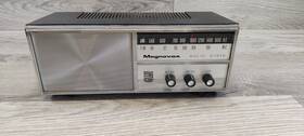 Fm15 Magnavox Vintage Solid State Am/fm Shelf Radio Black Tested See Video