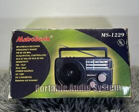 Ms-1229 Metrosonix Vintage Radio Mp3/fm/sca Receiver