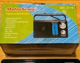 Ms-2178 Metrosonix Brand New Vintage Radio Fm/sca Receiver