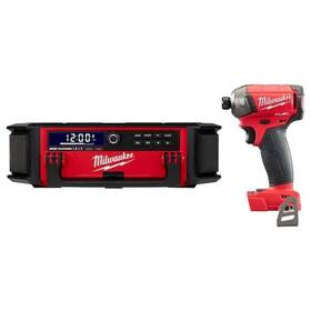 Milwaukee 882346298057 M18 18-volt Lithium-ion Cordless Packout Radio/speaker With Built-in Charger