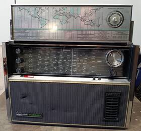 1484-a Montgomery Ward Vintage Airline Multiband Radio Gen Works