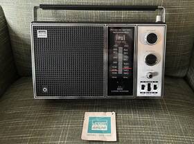Gen-1393a Montgomery Ward Gen-1393 Airline Long Range Am/fm Radio Japan Excellent Condition Tested