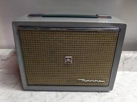 62l3u Motorola Vintage Grey Portable Tube Radio Working 62l3u Motorola Vintage Grey Portable Tube Radio Working