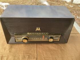 6t26m Motorola Vintage Tube Am Radio Bakelite Working