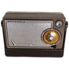 6x39a Motorola Vintage Weatherama Pocket Two Band Mw/lw Transistor Radio 6x39