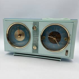 Cx28b Motorola 1961 Turquoise Lazalarm Clock Radio - Model Parts Or Repiar