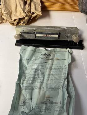 D-430 Motorola Vintage Radio Control Heads 1940