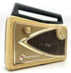 Sp23wb-1 Motorola Roto-tenna Portable Tube Radio Gold Model Battery Operated