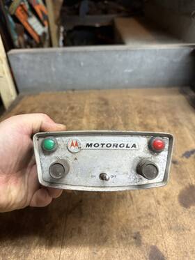 Tcn600iaa1 Motorola Cd Civil Defense Military Motrac Radio Receiver Control Head