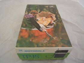 Tp-15 Motorola Am/fm Portable Transistor Radio Box And Manual Only