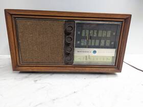 Tt15bw Motorola Vintage 3153 Solid State Radio Wood Case Parts/repair