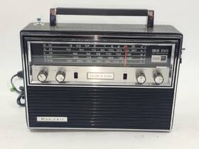 136f3 Musicair Vintage Solid State 15 Transistor 5-band Am/fm Portable Radio