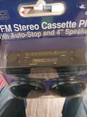 Ca-130cs Mxc Crown Usa Vintage Nos Car Stereo Cassette Player Am Fm Radio Sealed