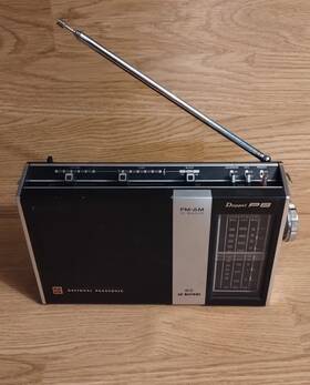 Rf859jb National Panasonic Rf-859 Jb Doppel Ps 3 Band Radio Fm/am Sw Light Dial Tested