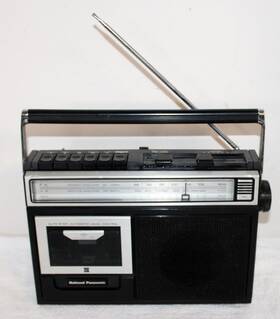 Rx-1250 National Panasonic Sx-1250 Vintage Am/fm Cassette Portable Radio Working But
