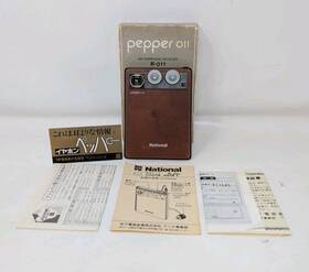 R-011 National Pepper Pocket Am Radio Made In Japan Working Item Rare Retro Jp